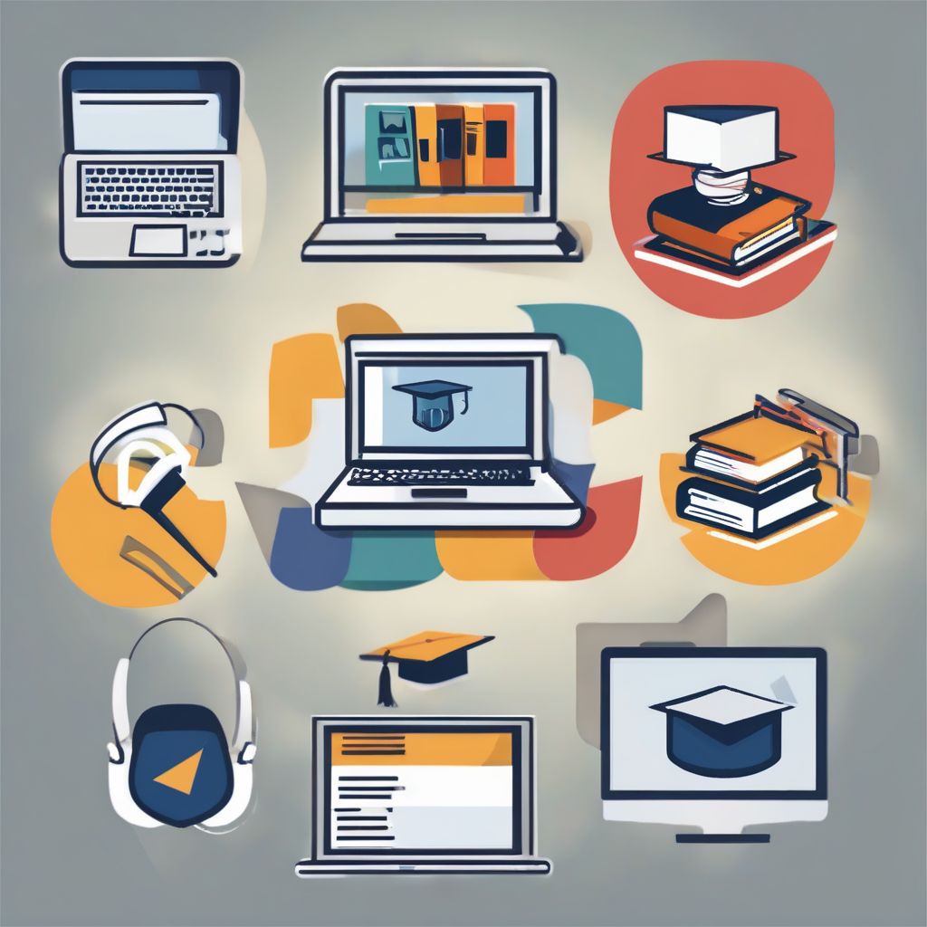 Online Learning Icons