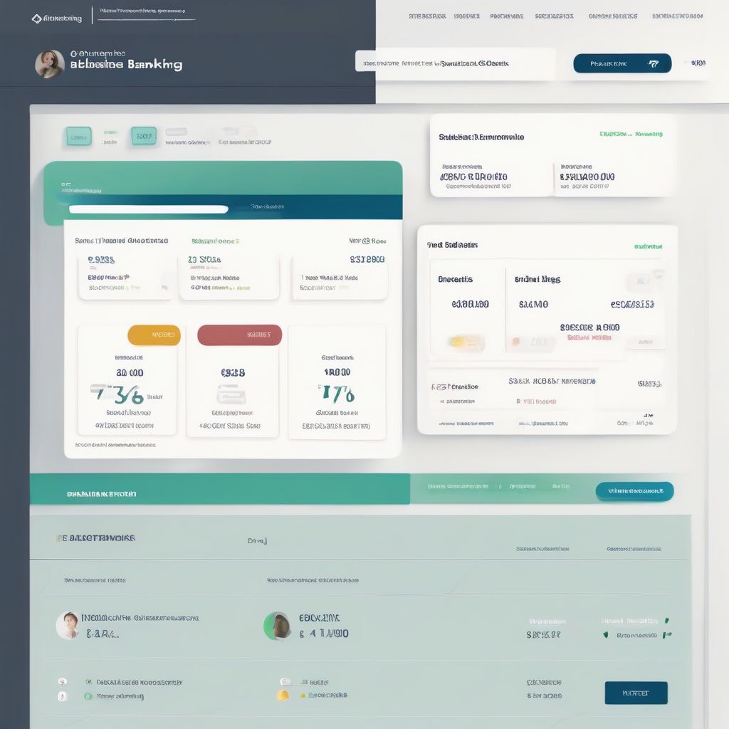 Online Business Banking Dashboard